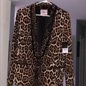 Juicy Couture Leopard Blazer